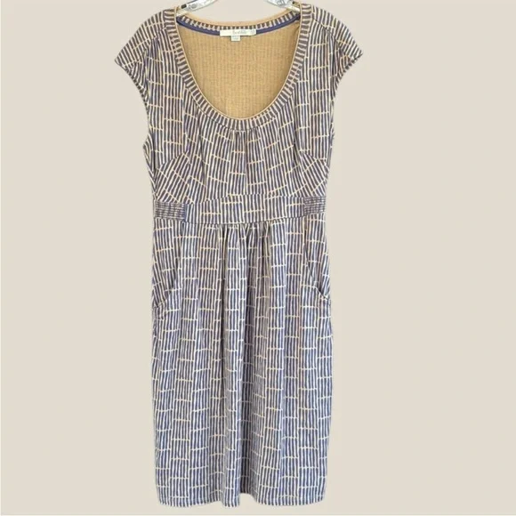 Like New Boden Patterned Jersey Dress Size 6 - Picture 1 of 7